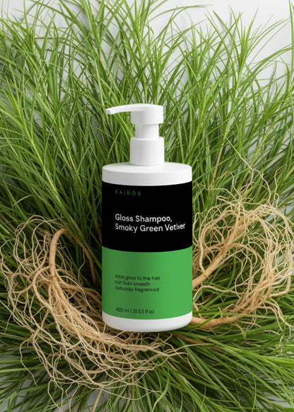 Champú Brillo Intenso Vetiver Ahumado y Verde - Luminosidad Radiante
