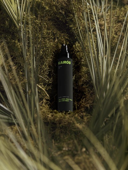 Gel Facial de Zinc Sin Aceite para Hombre - Control Grasa y Poros